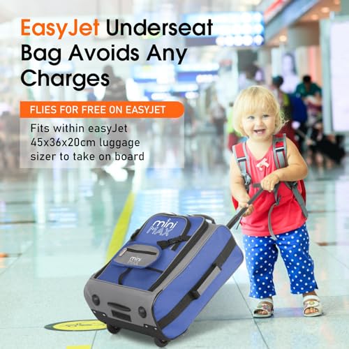 Blue MiniMax Travel Trolley Case for Toys and Dolls