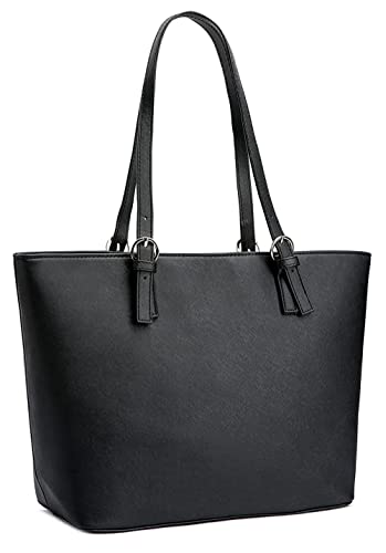 WEDMAY Black Designer Tote Bag for Women
