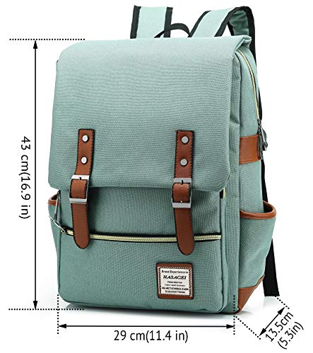 HASAGEI Unisex Vintage Backpack for School and Travel