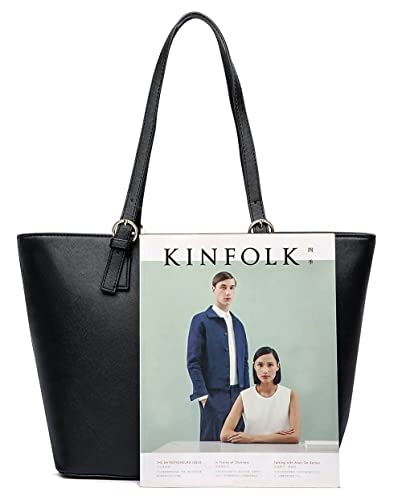 WEDMAY Black Designer Tote Bag for Women