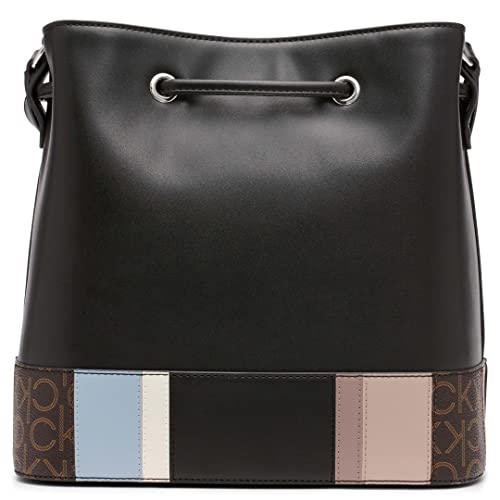 Calvin Klein Gabrianna Bucket Shoulder Bag - Black Multi