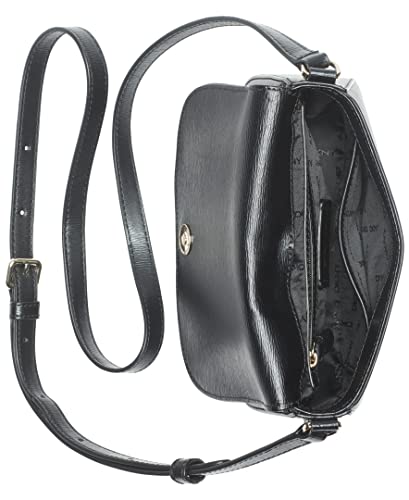 DKNY Bryant Saddle Bag: Black/Gold, Small