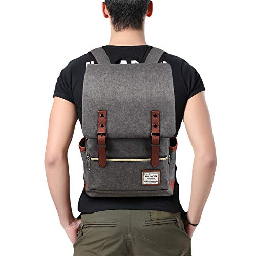 HASAGEI Unisex Vintage Backpack for School and Travel
