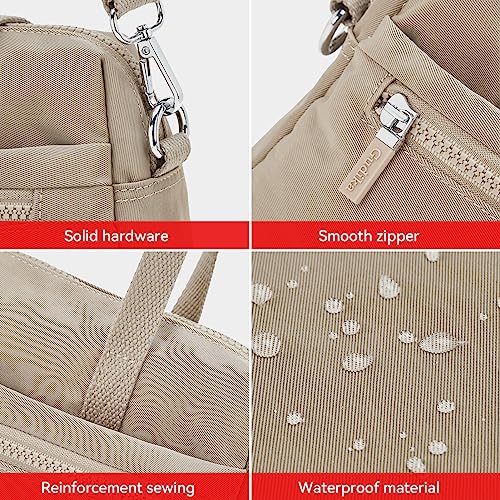 Botimmy Waterproof Nylon Crossbody Tote Bag for Women