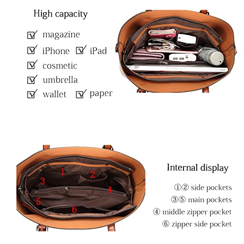 Aileese Retro Leather Tote: Stylish Women's Handbag