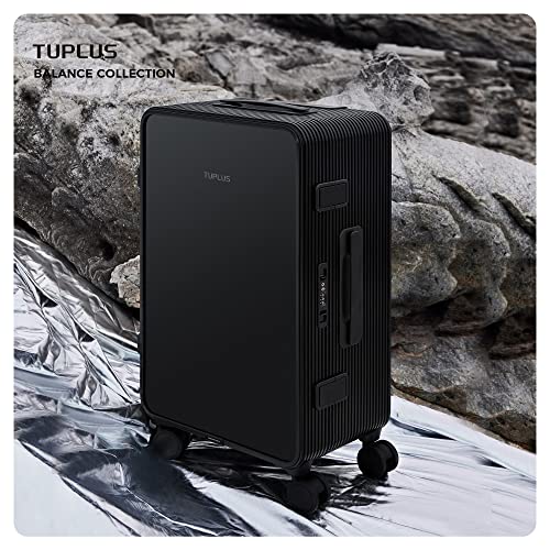 TUPLUS CORE Series Aluminum Trolley Suitcase 63L, Black