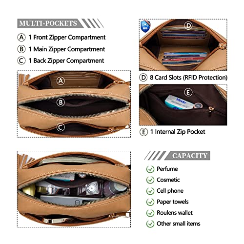 Roulens Small Crossbody Bag - Vegan Leather