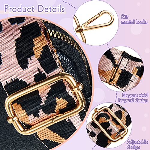 Leopard Print Damen Umhängetasche aus PU Leder