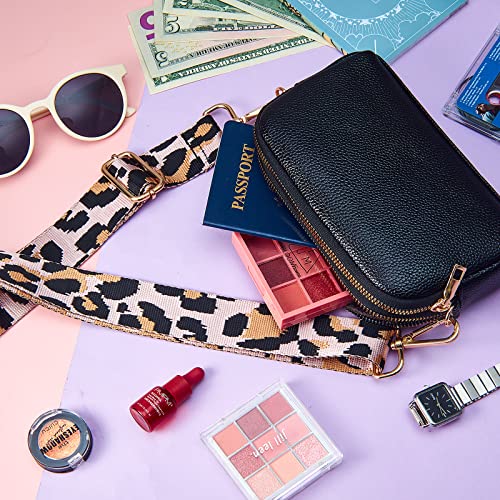 Leopard Print Damen Umhängetasche aus PU Leder