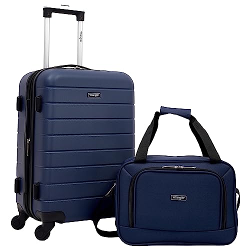 Navy Blue Wrangler Designer Handbag Set with USB Port