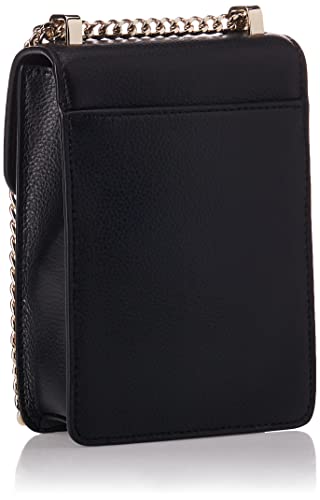 DKNY Women's Black/Gold Elissa Crossbody Handbag, Small Size