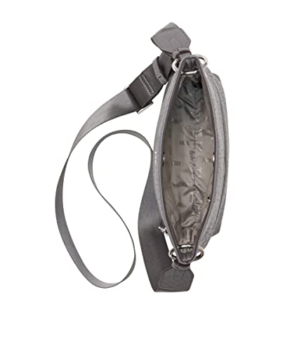 DKNY Women's Medium Cross Body Handbag, Light Charcoal