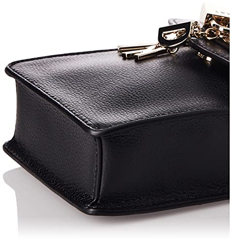 DKNY Women's Black/Gold Elissa Crossbody Handbag, Small Size