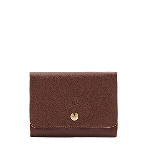 IL BISONTE Italian Cowhide Leather Wallet (Brown)