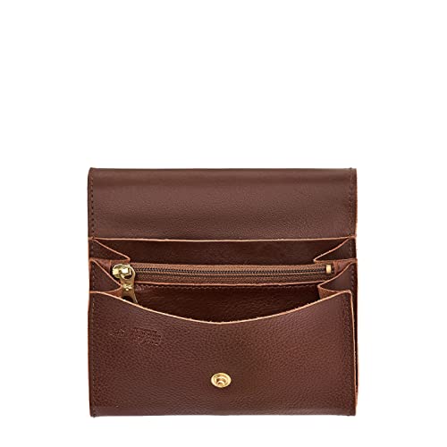 IL BISONTE Italian Cowhide Leather Wallet (Brown)