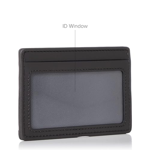 TUMI Navy/Grey Alpha Slim Card Case Wallet for Men