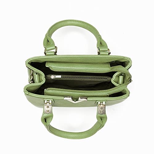 Woodland Leather Top Handle Handbags - Classic Designer