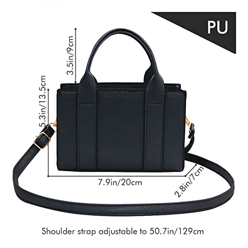 Green Mini Tote Bag for Women, Crossbody Handbag