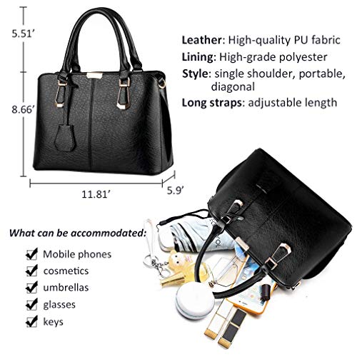 Fashion Women's Green PU Leather Handbag