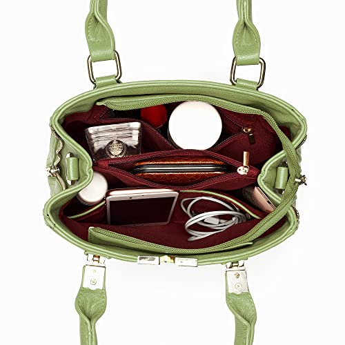 Woodland Leather Top Handle Handbags - Classic Designer