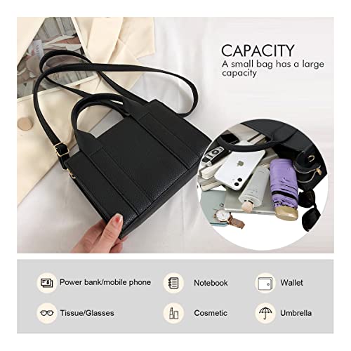 Green Mini Tote Bag for Women, Crossbody Handbag