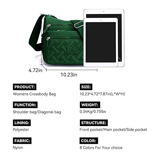 Milky Way Women's Crossbody Bag - Dark Green