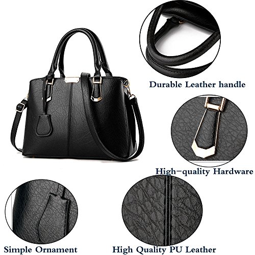 Green Designer Satchel Tote Bag with Top Handle