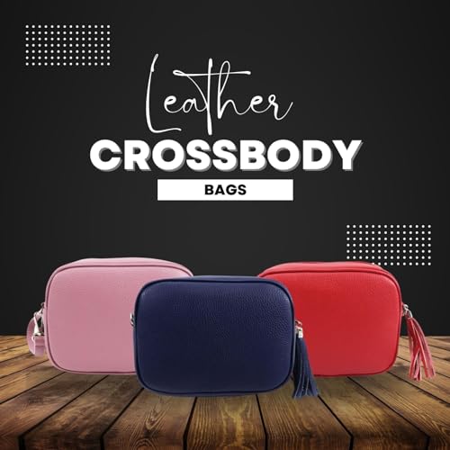Quilted Leather Crossbody Bag with Tassel - Fushionable!