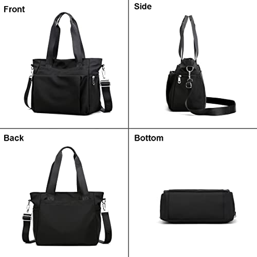 YANAIER Casual Waterproof Nylon Shoulder Bag for Women