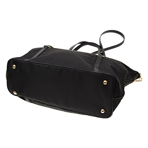 Prada Black Nylon Damen Einkaufstasche - 1BG253 Tesutto