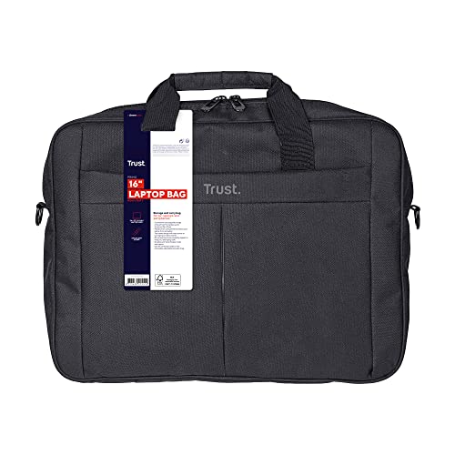 Black Designer Laptop Bag for Business - 16 Inch