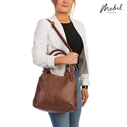 Mabel London Amelia Handbag - Black, Medium Size