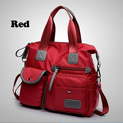 Red Convertible Multipurpose Designer Handbag in Medium Size