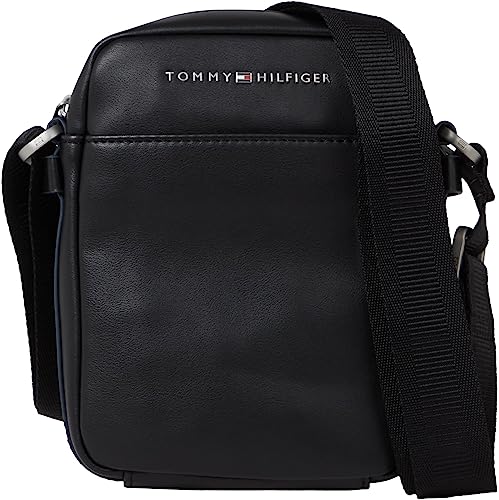 Tommy Hilfiger Small Black Reporter Shoulder Bag for Men