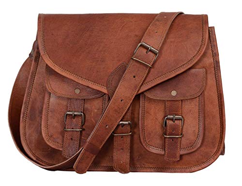 14" Leather Purse - Women's Shoulder Bag - Genuine Leather