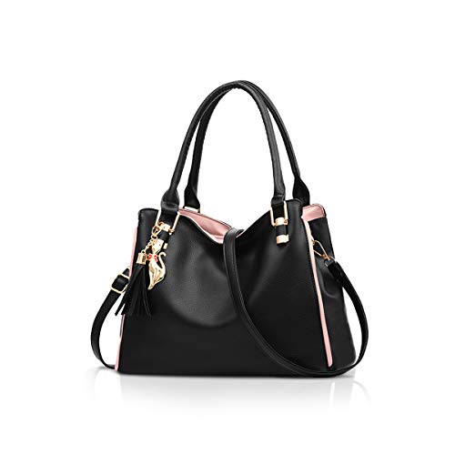NICOLE&DORIS Women's Fashion Hobo Shoulder Bag Large Tote