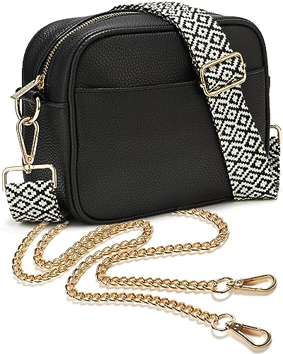 Lily England Versatile Crossbody Handbag, Black