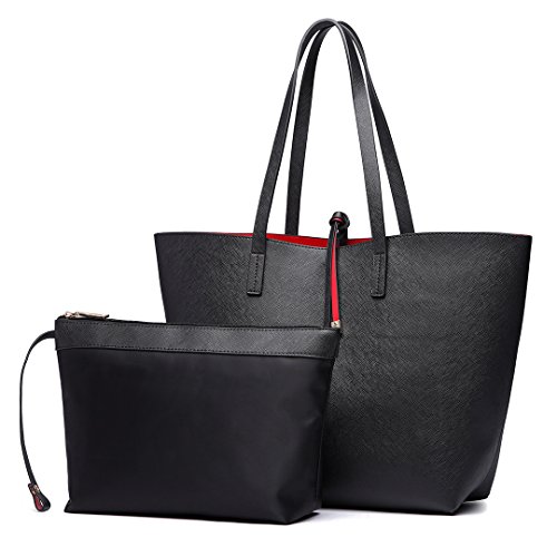 Miss Lulu Damen Handtaschen Set – Modische Schultertasche