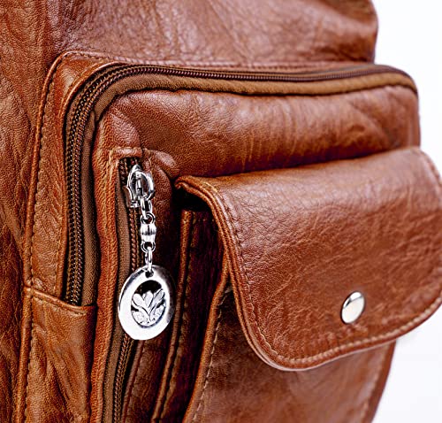 Brown Hobo Tote: Soft Leather Designer Shoulder Bag