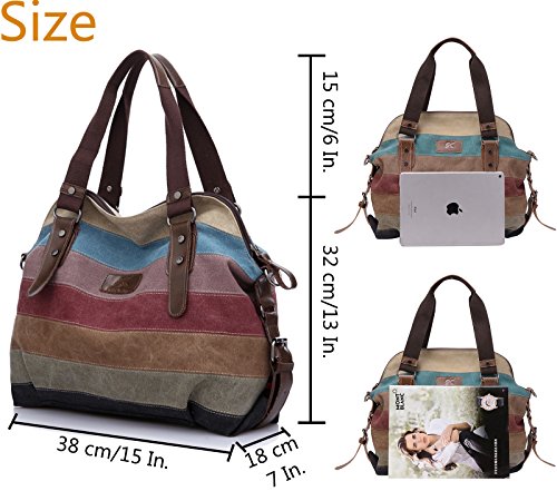 FreeMaster Canvas Damen Umhängetasche/Hobo Bag