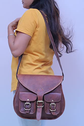 14" Leather Purse - Women's Shoulder Bag - Genuine Leather