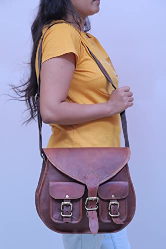 14" Leather Purse - Women's Shoulder Bag - Genuine Leather