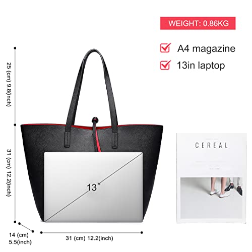 Miss Lulu Damen Handtaschen Set – Modische Schultertasche