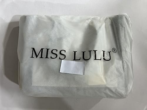 Miss Lulu V-Shape Leather Look Shoulder Handbag Medium