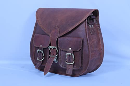 14" Leather Purse - Women's Shoulder Bag - Genuine Leather
