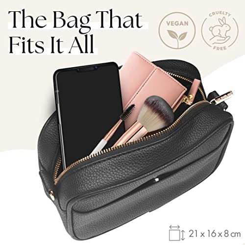 Lily England Versatile Crossbody Handbag, Black