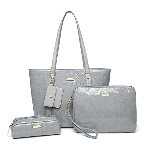 Miss Lulu PU Leather Shoulder Hobo Handbag Set