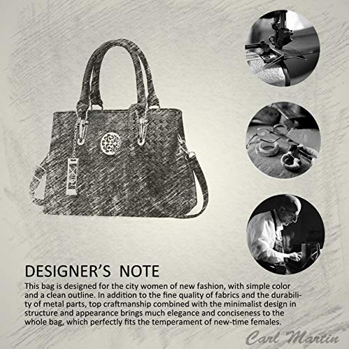 NICOLE&DORIS Women Fashion Top Handle Bag - Gray