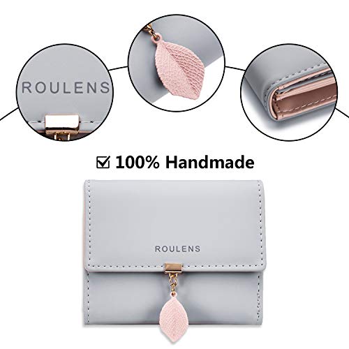 Roulens Designer Women's RFID-Blocking Leather Wallet