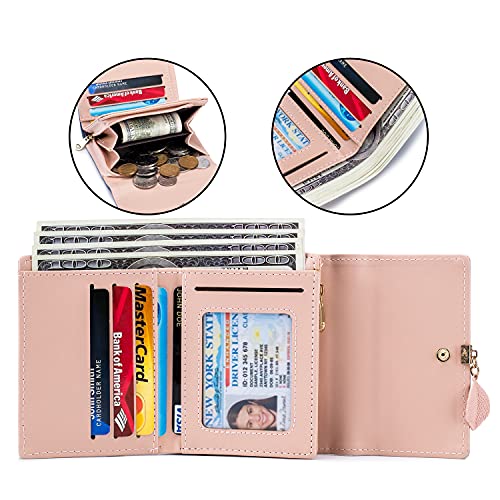 Roulens Designer Women's RFID-Blocking Leather Wallet